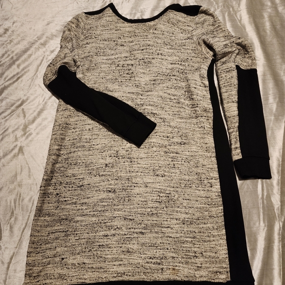 Zara Dresses & Skirts - Zara Monochrome Textured Mini Dress